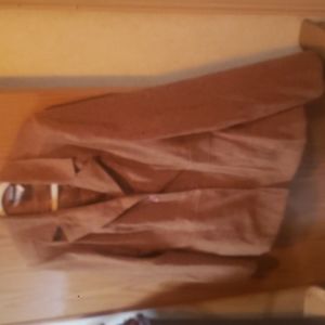 Womens brown blazer type shirt/jacket
